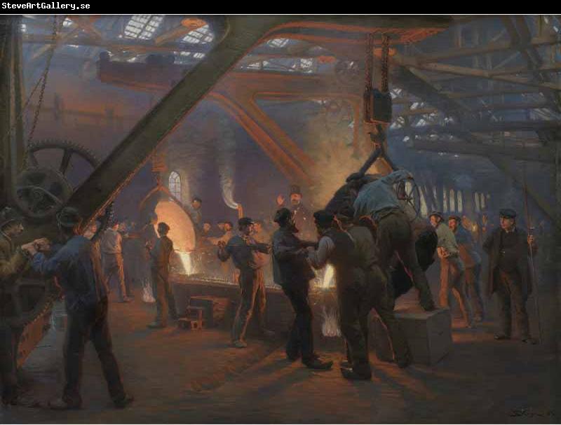 Peter Severin Kroyer From Fra Burmeister og Wains Iron Foundry